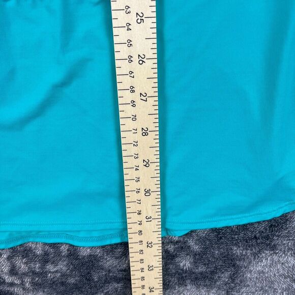 BloqUV Hoodie Dress Long Sleeve Teal Cover-Up USA Women's M Lightweight Swim - Picture 6 of 11